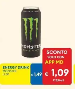 MD Discount Energy drink MONSTER offerta