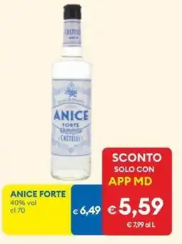 MD Discount Anice forte 40% vol offerta