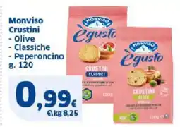 Sigma Monviso Crustini Olive Classiche Peperoncino offerta