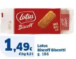Sigma Lotus Biscoff biscotti offerta
