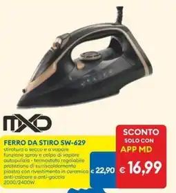 MD Discount FERRO DA STIRO SW-629 offerta