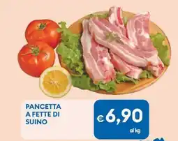 MD Discount Pancetta a fette di suino offerta