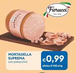 MD Discount Fiorucci MORTADELLA SUPREMA con pistacchio offerta