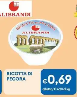 MD Discount Alibrandi ricotta di pecora offerta