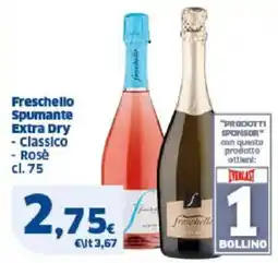 Sigma Freschello spumante extra dry classico rosè offerta
