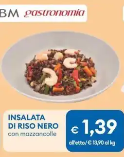 MD Discount INSALATA DI RISO NERO con mazzancolle offerta