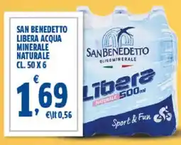 Sigma San Benedetto libera acqua minerale naturale offerta