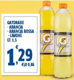 Sigma GATORADE Arancia arancia rossa limone offerta