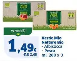 Sigma Verde Mio Nettare Bio albicocca pesca offerta