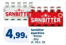 Sigma Sanbitter Aperitivo Rosso Dry offerta