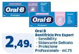 Sigma Oral b dentifricio pro expert sensibility sbiancante delicato protezione professionale offerta