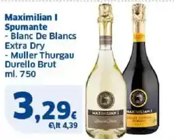 Sigma Maximilian l Spumante blanc de blancs extra dry muller thurgau durello brut offerta