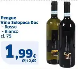 Sigma Pengue vino solopaca doc rosso bianco offerta