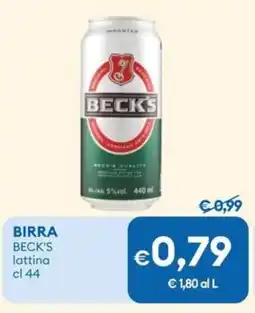 MD Discount Birra BECK'S offerta