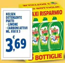 Sigma NELSEN Detergente piatti limone carboni attivi offerta