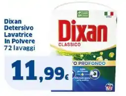 Sigma Dixan detersivo lavatrice in polvere 72 lavaggi offerta