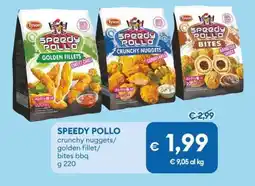 MD Discount SPEEDY POLLO crunchy nuggets/ golden fillet/ bites bbq offerta