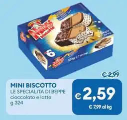 MD Discount Mini biscotto LE SPECIALITÀ DI BEPPE offerta
