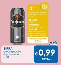 MD Discount BIRRA ORANJEBOOM doppio malto offerta