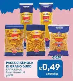 MD Discount Pasta di semola di grano duro PASTA REALE offerta
