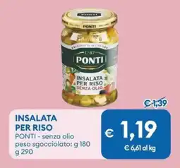 MD Discount Insalata per riso PONTI offerta