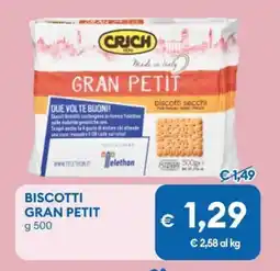 MD Discount Crich biscotti gran petit offerta