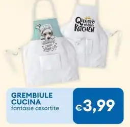MD Discount GREMBIULE CUCINA fantasie assortite offerta