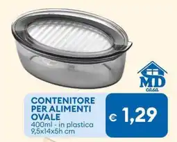MD Discount Contenitore per alimenti ovale offerta
