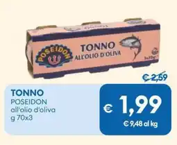 MD Discount TONNO POSEIDON all'olio d'oliva offerta