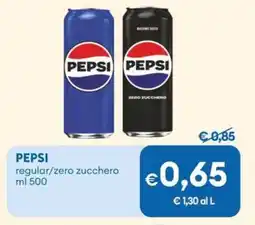 MD Discount PEPSI regular/zero zucchero offerta