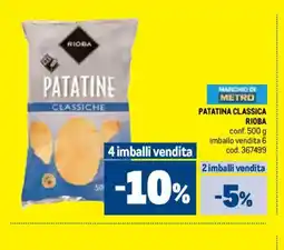 Metro Patatina classica RIOBA offerta