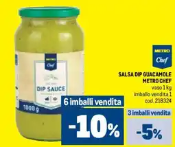 Metro Salsa dip guacamole METRO CHEF offerta