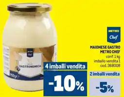 Metro Maionese gastro METRO CHEF offerta