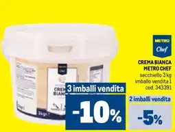 Metro Crema bianca METRO CHEF offerta