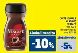 Metro Caffè solubile classico NESCAFÉ offerta