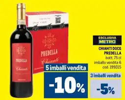 Metro Chianti docg PREDELLA offerta