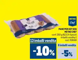 Metro Pane per hot dog METRO CHEF offerta