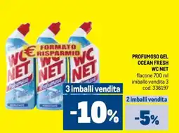 Metro Profumoso gel ocean fresh WC NET offerta