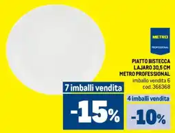 Metro Piatto bistecca lajaro 30,5 cm METRO PROFESSIONAL offerta