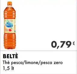 Iper Tosano BELTÈ Thè pesca/limone/pesca zero offerta