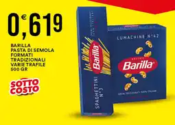 Vantaggio Cash&Carry Barilla pasta di semola formati tradizionali varie trafile offerta