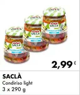 Iper Tosano SACLÀ Condiriso light offerta