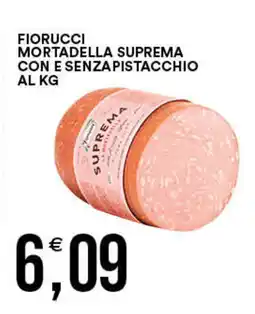 Vantaggio Cash&Carry Fiorucci mortadella suprema con e senza pistacchio offerta