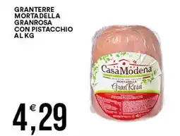 Vantaggio Cash&Carry Granterre mortadella granrosa con pistacchio offerta