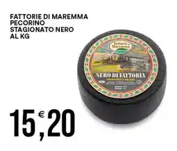 Vantaggio Cash&Carry Fattorie di maremma pecorino stagionato nero offerta
