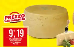 Vantaggio Cash&Carry Gran moravia formaggio tipo grana offerta