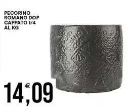 Vantaggio Cash&Carry Pecorino romano dop cappato 1/4 offerta
