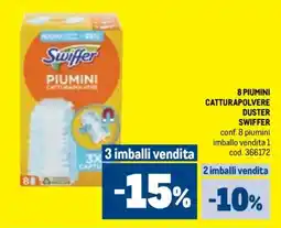 Metro 8 piumini catturapolvere duster SWIFFER offerta