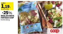 Coop Insalata mista fantasia coop busta offerta