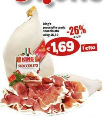 Il Castoro Supermercati Prosciutto crudo offerta